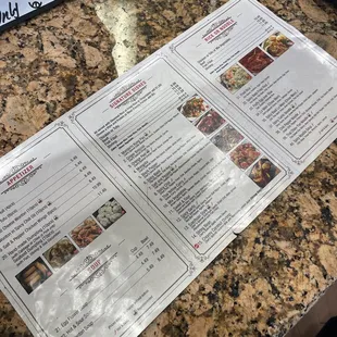 Menu. First time here! So excited!