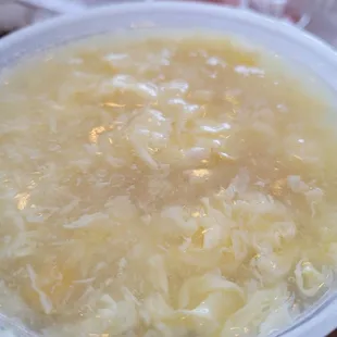 Egg flower soup