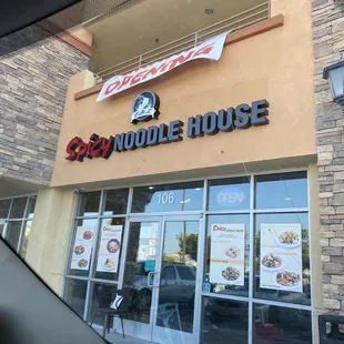 outside