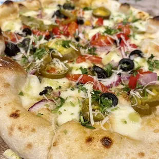 Spicy pie pizza ($17)