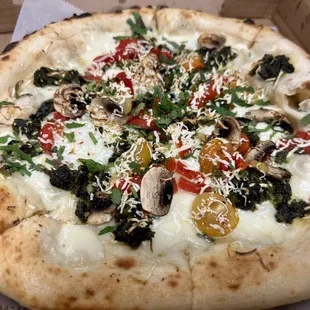 Paneer pizza. Delicious!