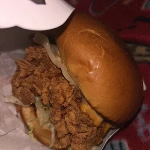 Masala Chicken Burger