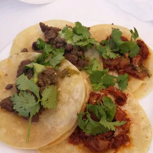 My tacos ..lightly dressed :-)