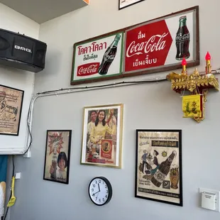 Authentic vintage Thai decorations making a great ambiance