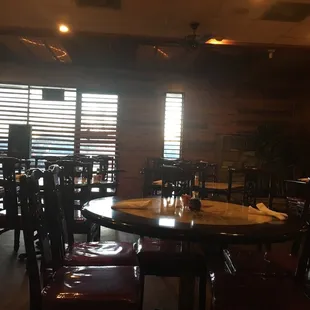 Inside restaurant