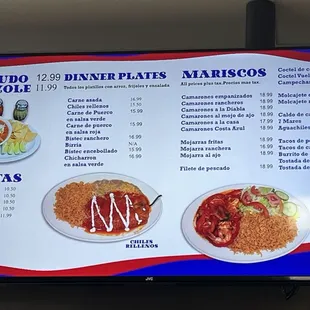 Menu as of 05/06/24