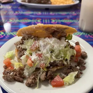 SOO YUMMY!! Carne asada gordita..