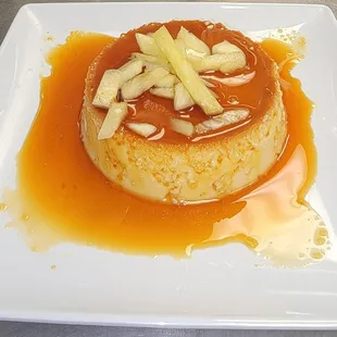 Home made flan