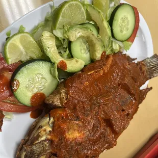 Mojarra a La Diabla