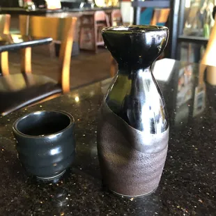 Hot sake! Warm and soothing!