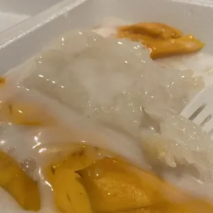 Sticky rice mango