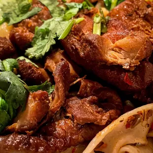 Spicy Chicken Huimei. $9.25 + tip