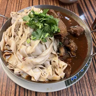 Spicy big tray chicken