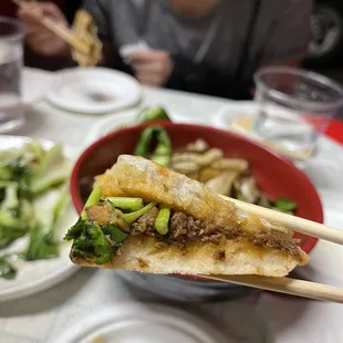 Beef Pancake Sandwich