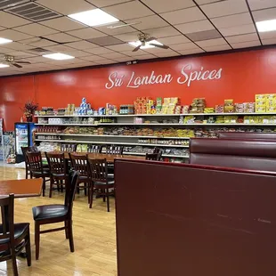 the interior of a restaurant