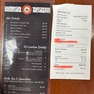 Falooda prices