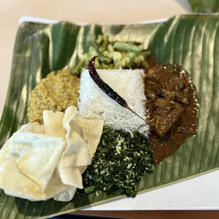 Rice &amp; Curry - Fish with vegetables