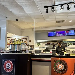 sushi and sashimi, interior