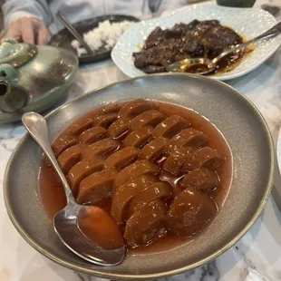 Lotus root with sticky rice