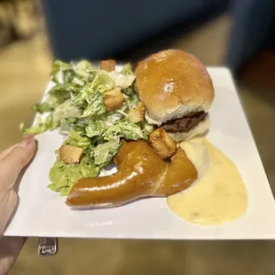 a plate of food