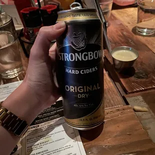 They have strongbow!