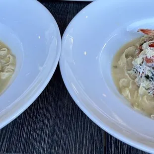 Shrimp Tagliatelle Gamberi, split for us