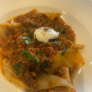 Pappardelle Bolognese