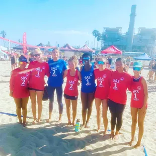 SAS Beach Club athletes in Cali for national competition