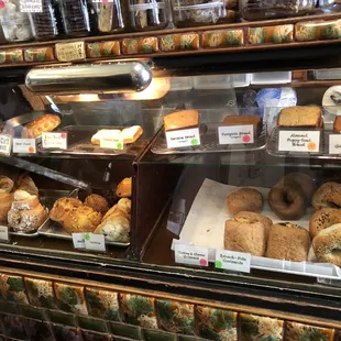 Yummy pastries and they carry vegans too.