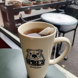 Peach ginger tea