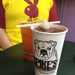 Ginger Peach Iced Tea