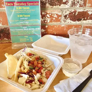 Cajun Panko White Fish Taco, taco Tuesday deals