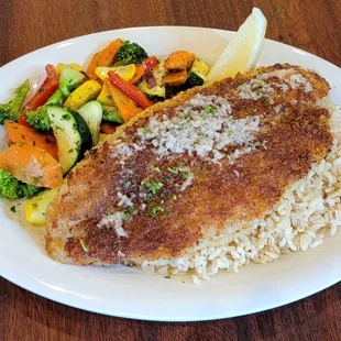 Parmesan Crusted White Fish
