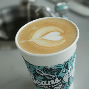 a cup of coffee