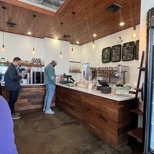 The bar/cashier area.