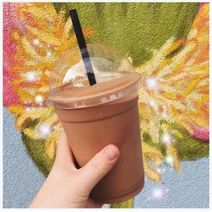 Chocolate espresso milkshake. Amazing
