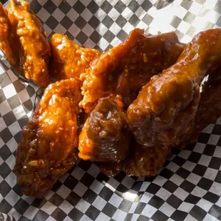 Hot honey buffalo wings