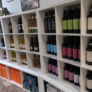 Wine selection during soft opening