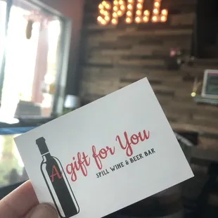 Gift cards available