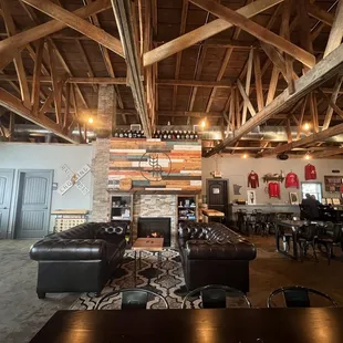 Games and comfortable seating