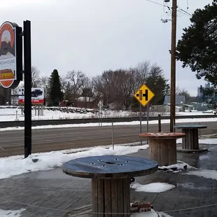 Patio. Not today, though.