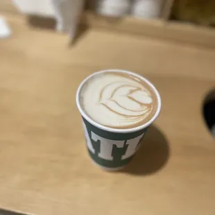 Caramel mocha latte