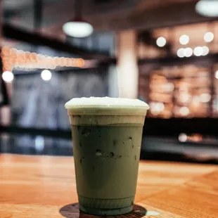 MATCHA + OAT MILK + ICE = YES PLEASE!