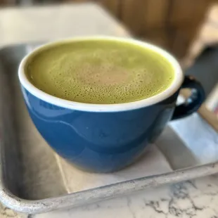 Georgia Pecan Milk Matcha Latte