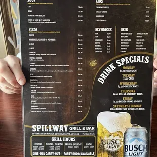Menu side 2