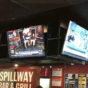 Watch all the games @ Spillway!