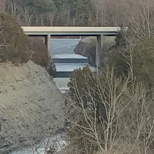 The spillway view from Resturant