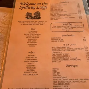 Restaurant Menu