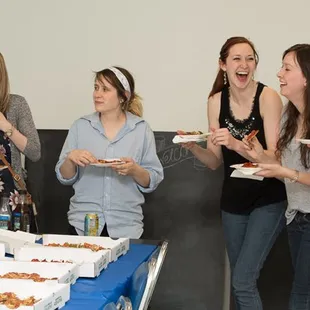Pizza in the break room