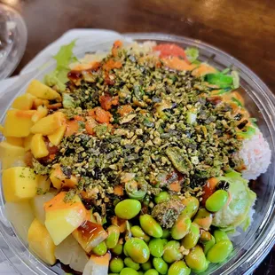 Large Poke Bowl make your own. $16.99